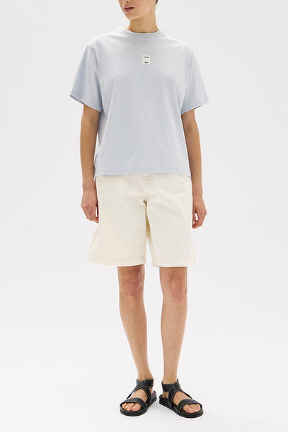 Women's Exhibit Patch Tee - Blue Haze