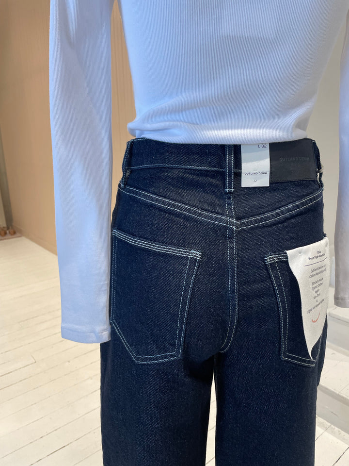 Ellie High Rise Wide Leg - Rinse