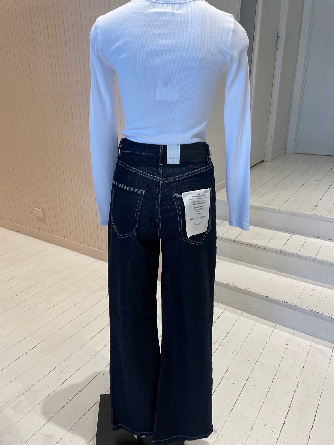 Ellie High Rise Wide Leg - Rinse