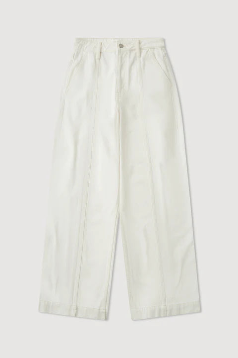 Lexi Wide Leg Jean - Vintage White
