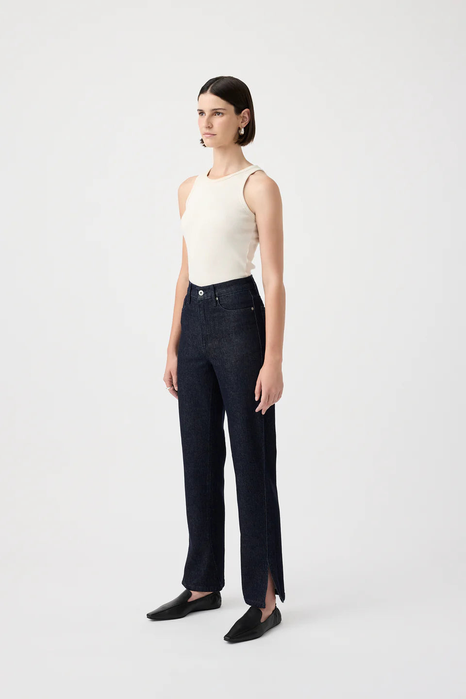 Zoe High Splits Jean - Rinse