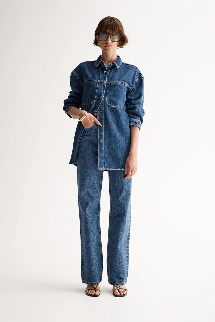 Odin Denim Shirt - Dark Indigo