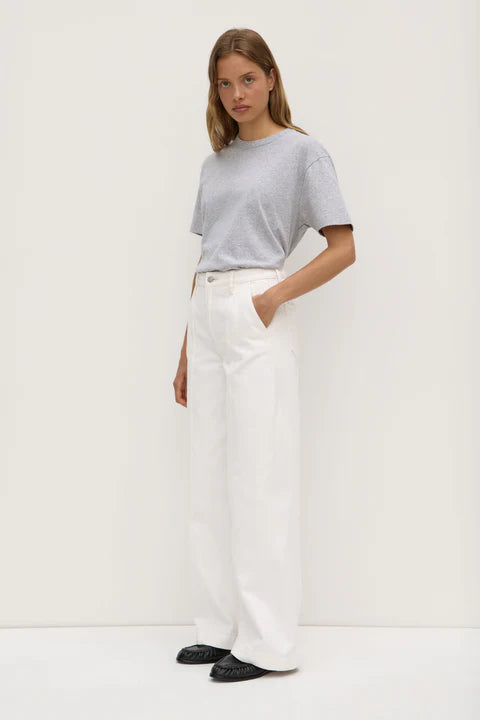 Lexi Wide Leg Jean - Vintage White