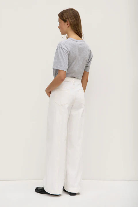 Lexi Wide Leg Jean - Vintage White