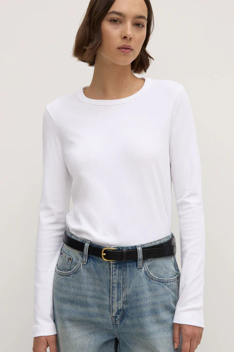 Lyla Long Sleeve Tee - White