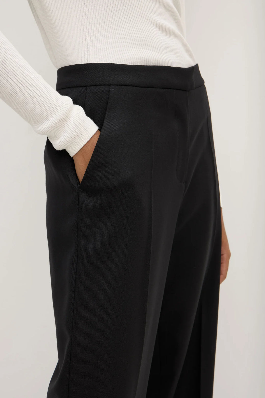 Tamara Wool Pant - Black