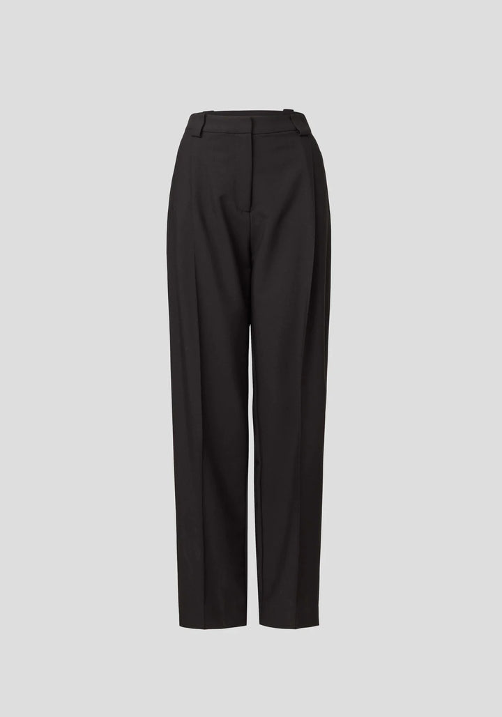 Relaxed Fit Black Trouser