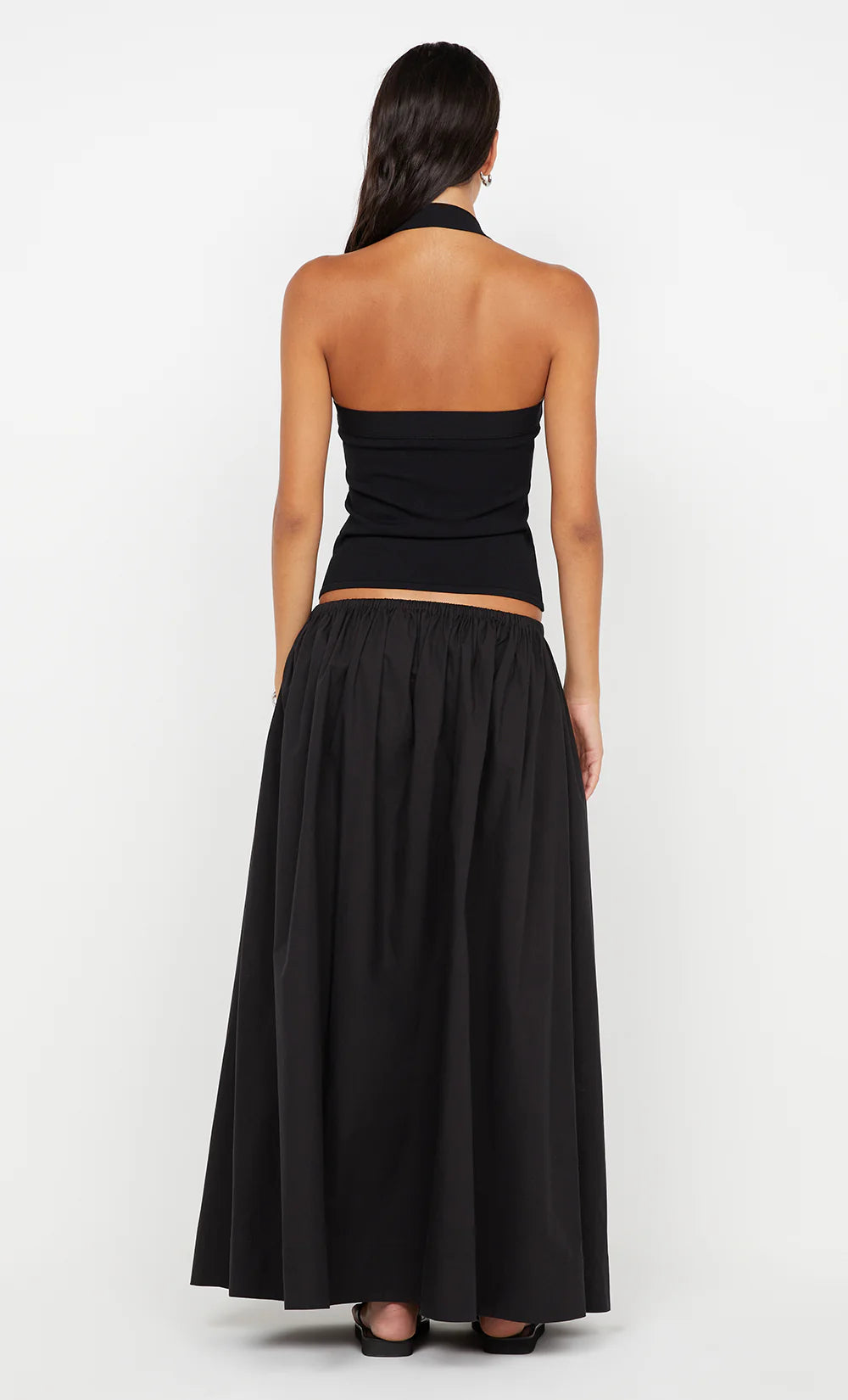 Skyler Halter Top - Black