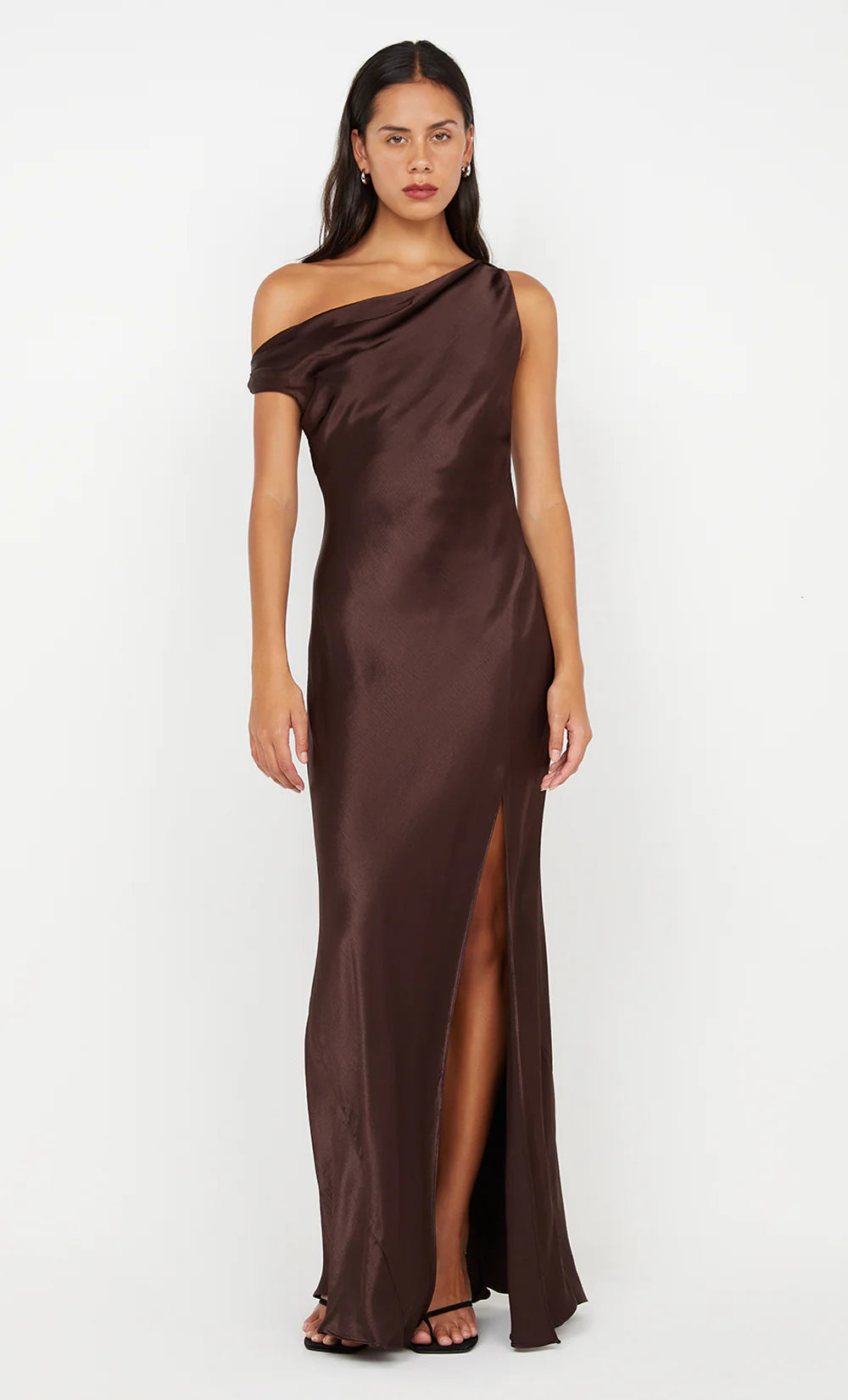 Bec + Bridge Sol Asym Dress - Dark Chocolate  Mali Lane Boutique