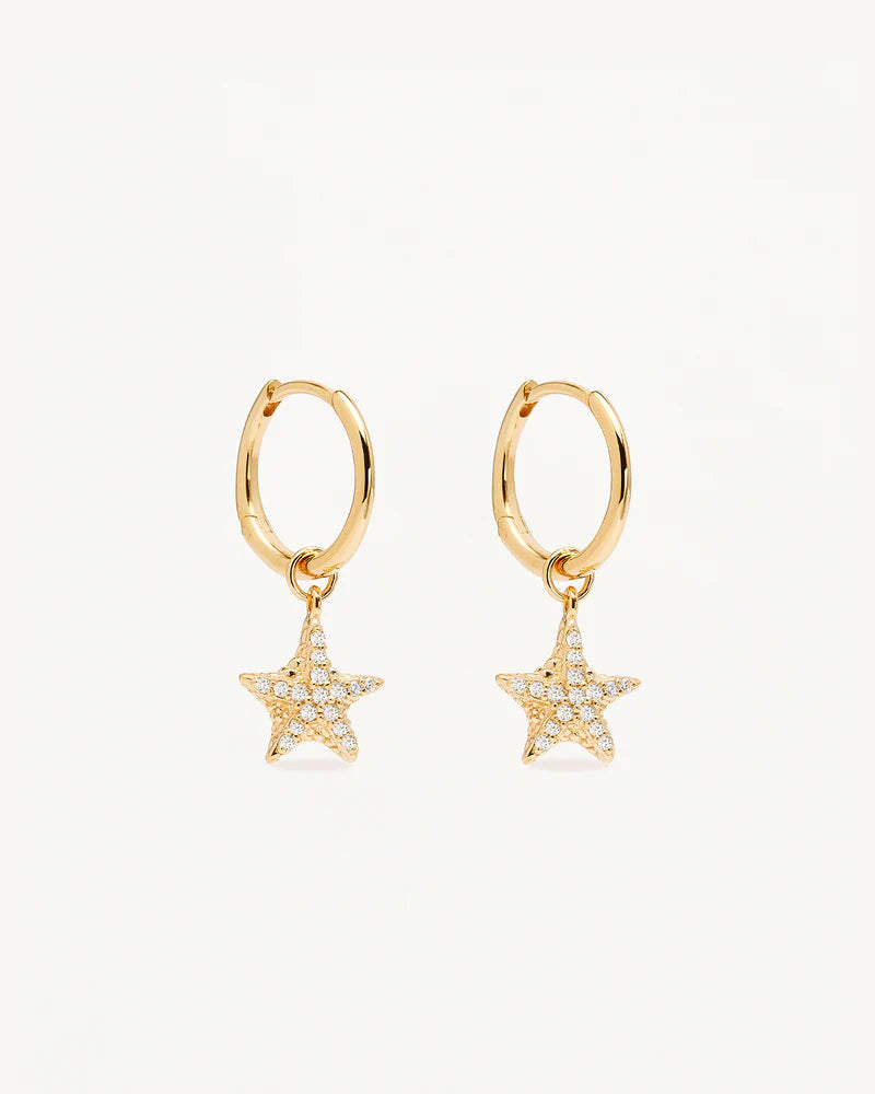 STARFISH HOOPS - GOLD main image 1