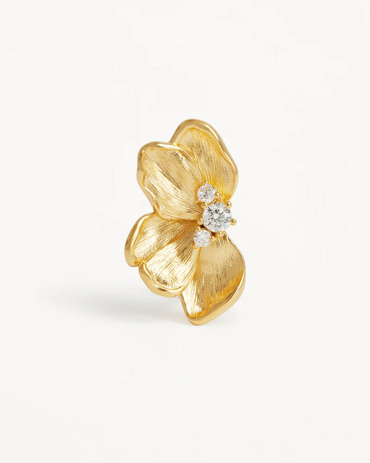 Serene Lotus Earring - 18k Gold Plated