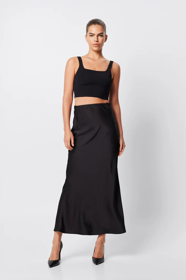 Toulouse Midi Skirt - Black