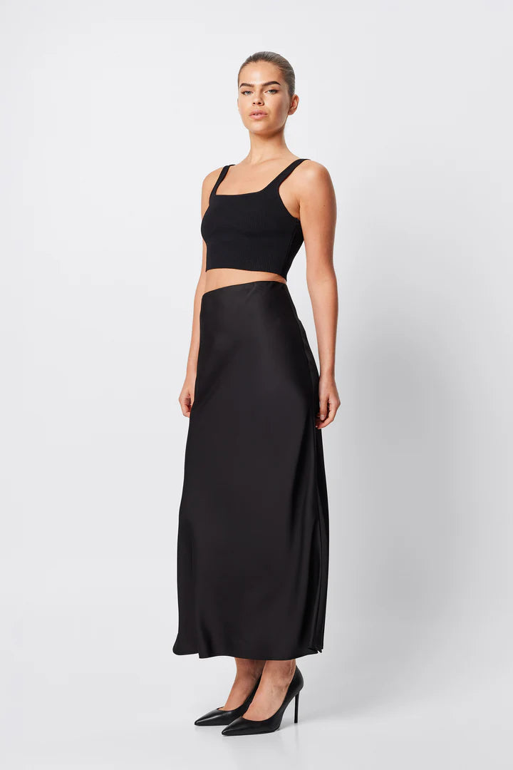 Toulouse Midi Skirt - Black