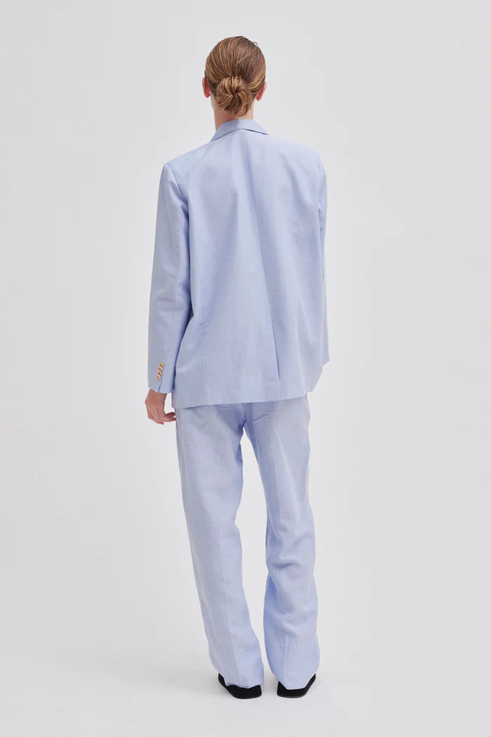 Liah Structured Pant - Brunnera Blue