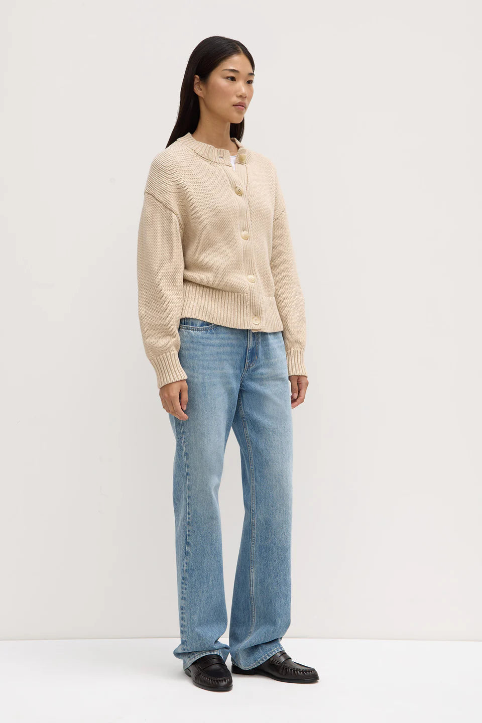 Ava Knit Cardigan - Natural