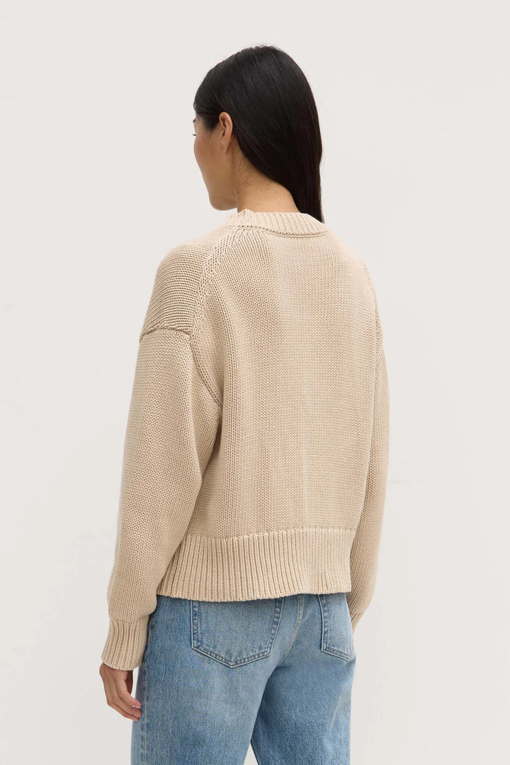 Ava Knit Cardigan - Natural