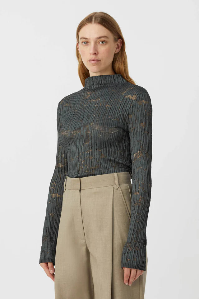 Raina Top - Forest Green