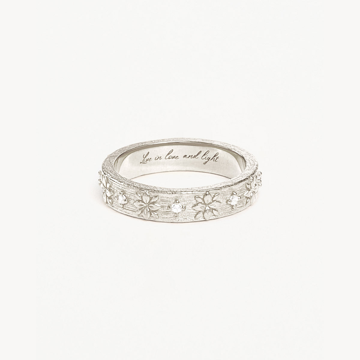 Live In Grace Ring - Silver