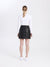 Grace Leather Skirt - Black