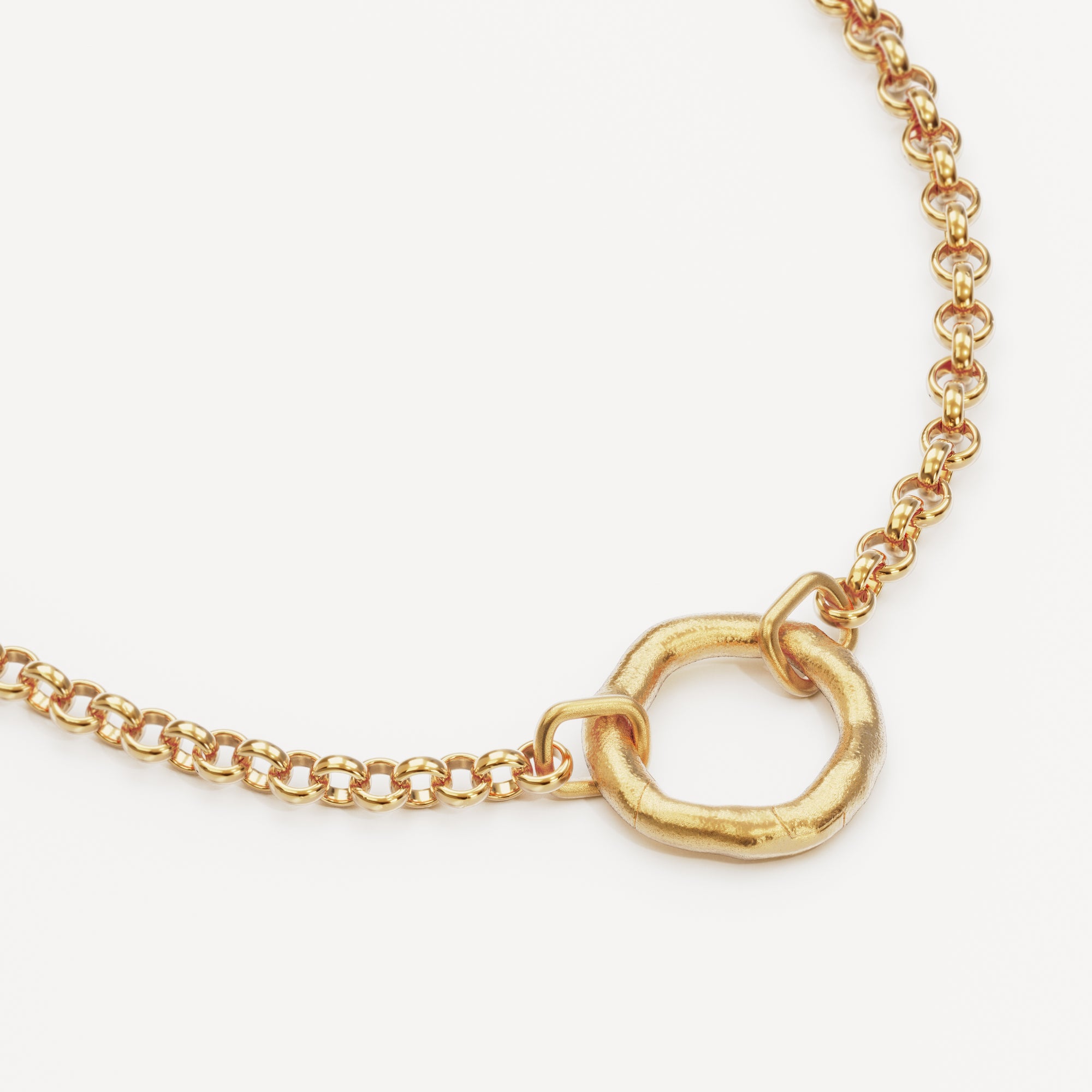 Horizon Annex Link Necklace - Gold