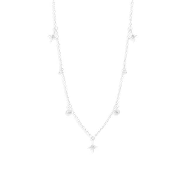 Bathed In Your Light Choker - Silver