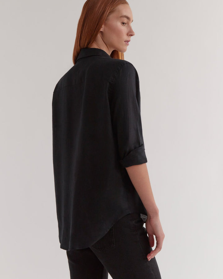 Xander Long Sleeve Shirt - Black