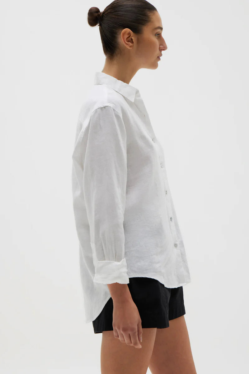 Xander Long Sleeve Shirt - White