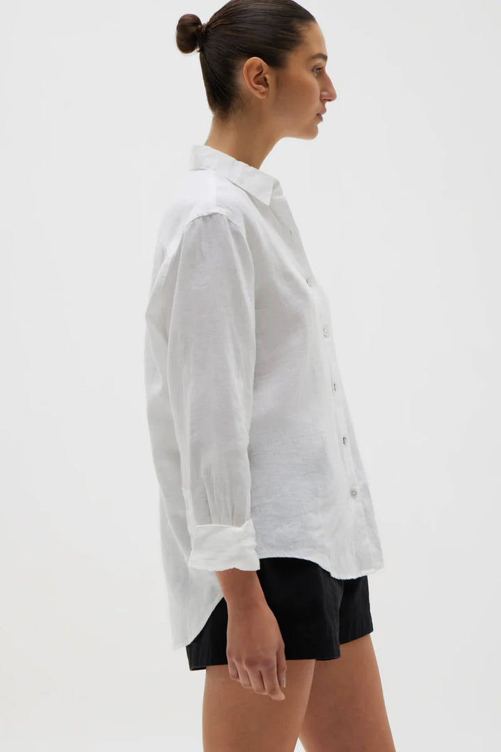 Xander Long Sleeve Shirt - White