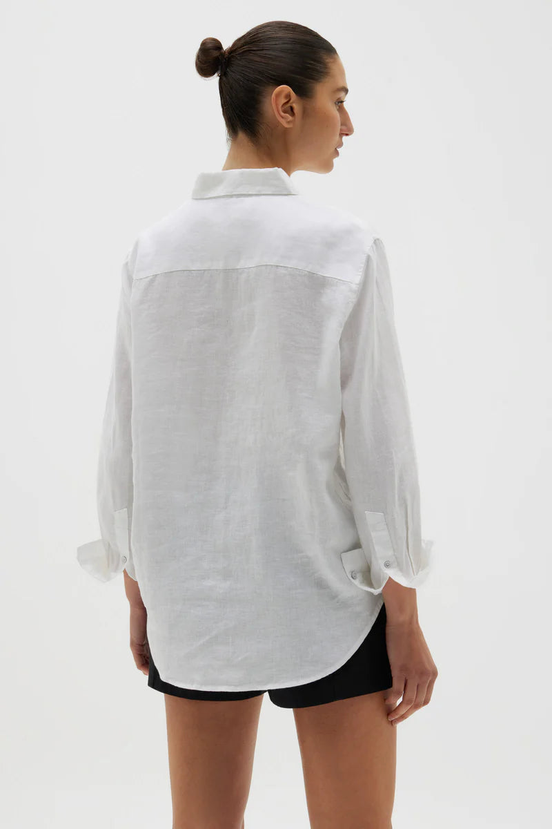 Xander Long Sleeve Shirt - White