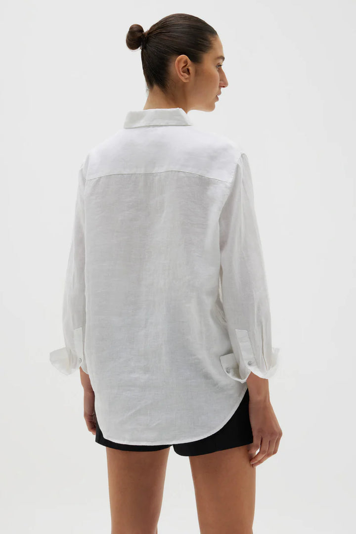 Xander Long Sleeve Shirt - White