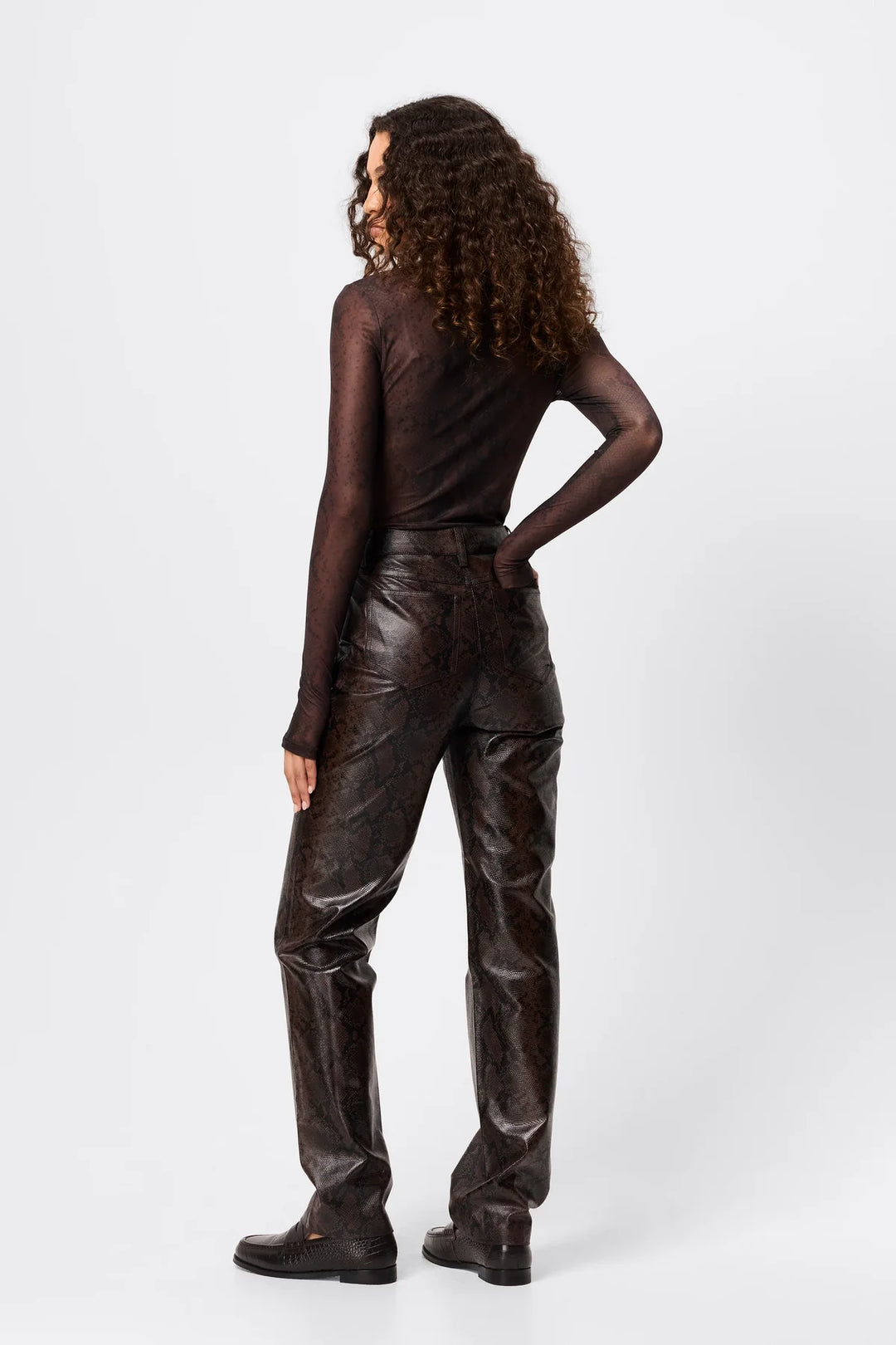 Siren Long Sleeve Top - Snake Print