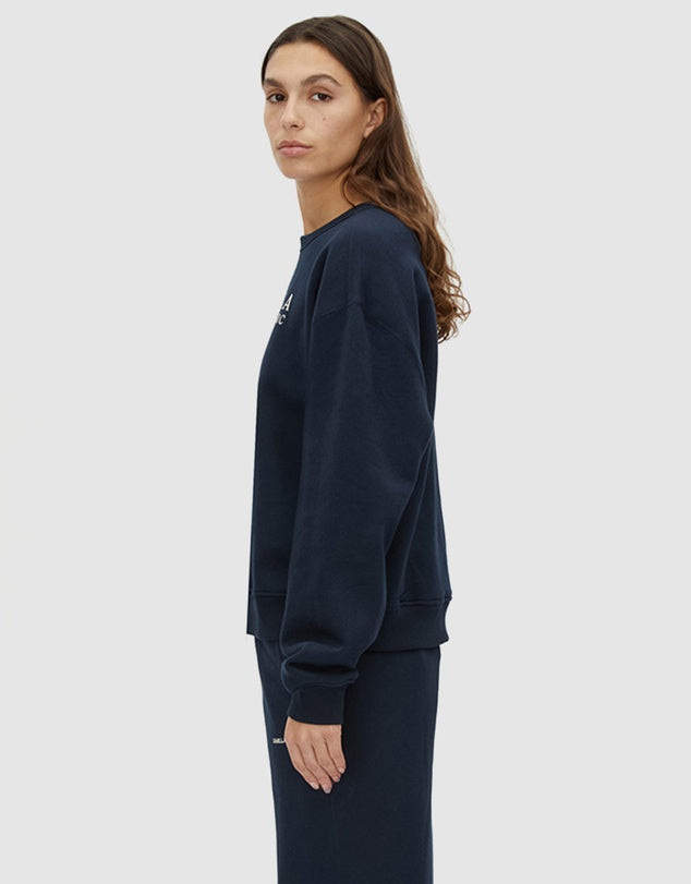 Era Graphic Sweater - Navy/White