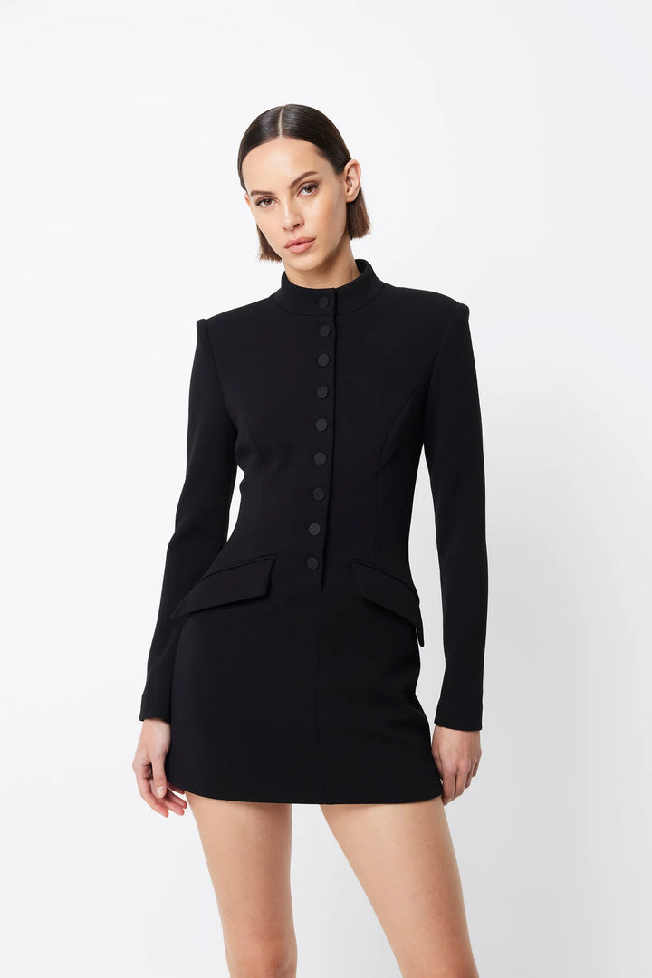 Network Mini Dress - Blackg