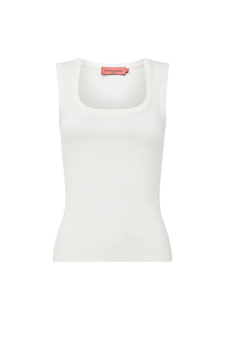 Go Figure Tank - White