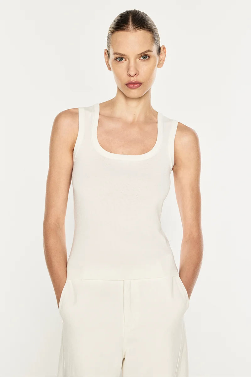 Go Figure Tank - White