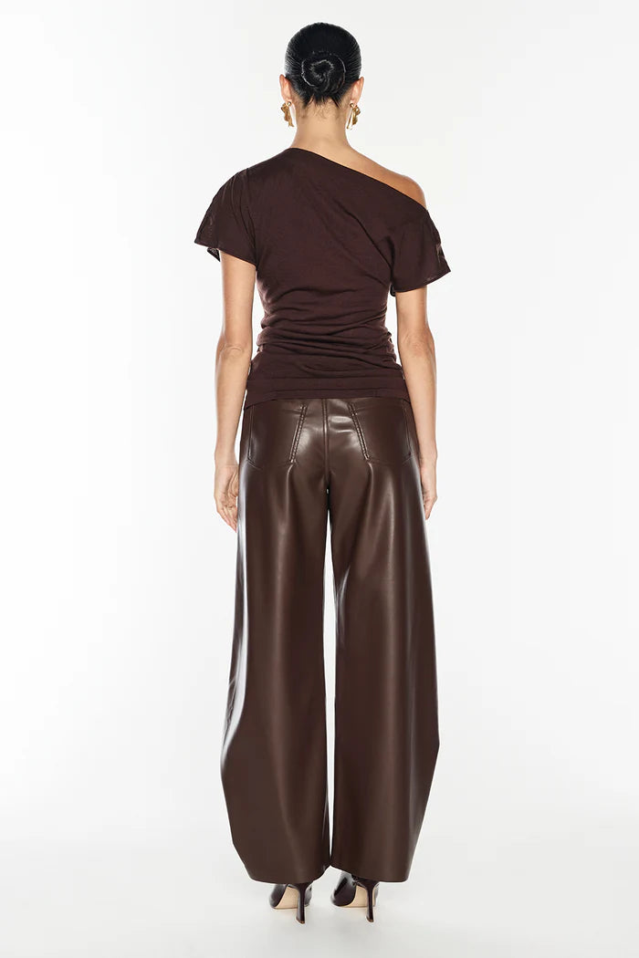 Melody Drape Knit - Espresso