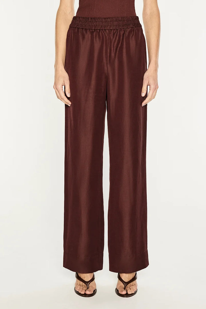 Rich Mix Pull On Pant - Cocoa Brown