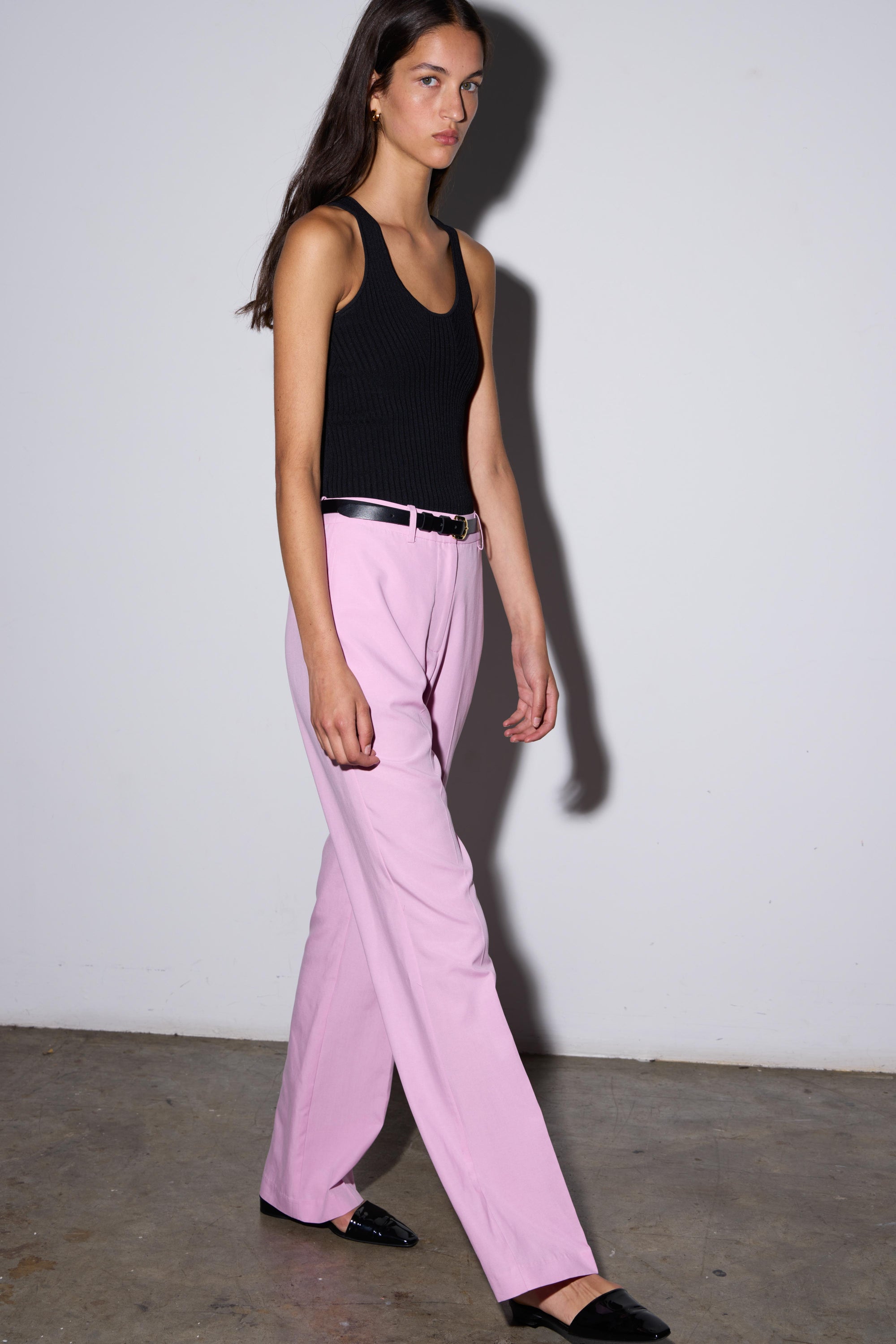 Theory Trouser - Ballet Pink