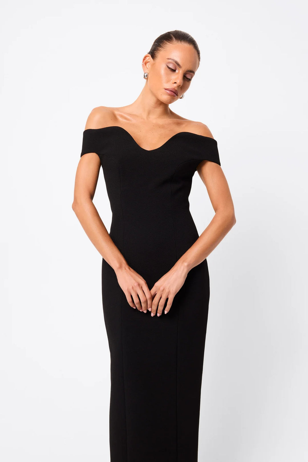 Modernist Maxi Dress - Black