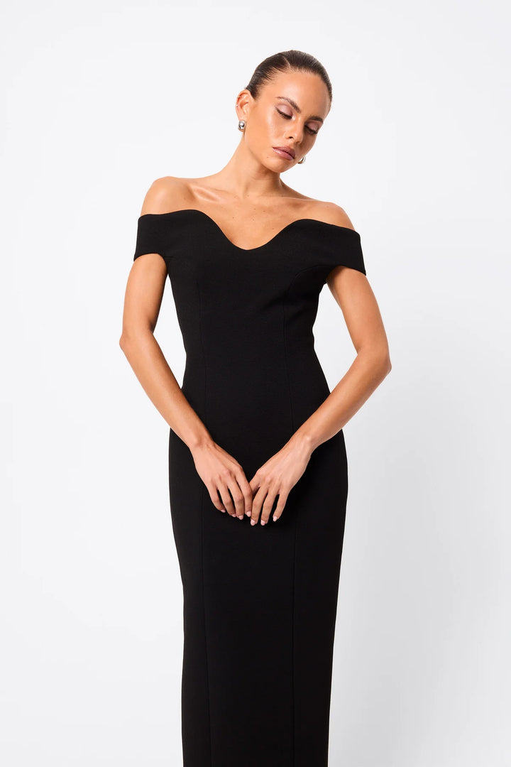 Modernist Maxi Dress - Black