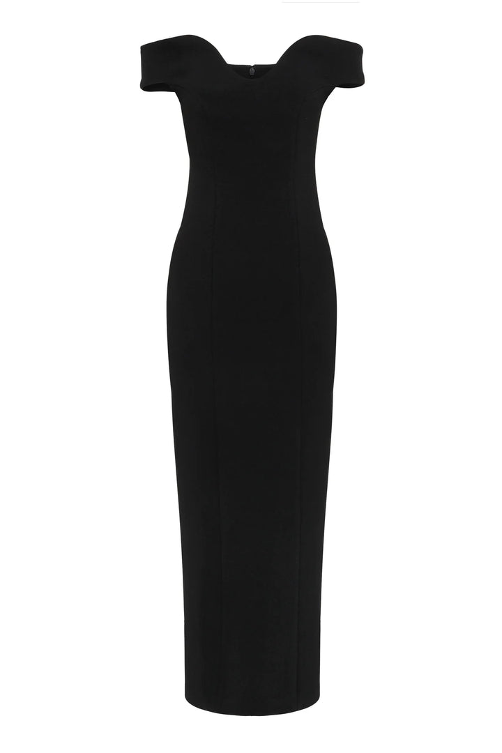 Modernist Maxi Dress - Black
