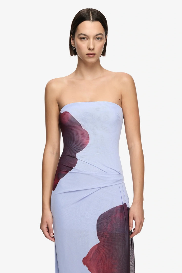 Georgiana Strapless Maxi Dress - Bloom Floral