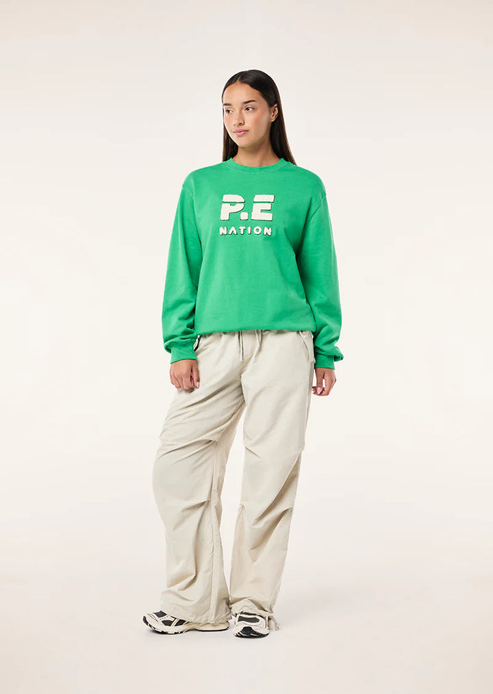 Heads up Boucle Sweat - Kelly Green