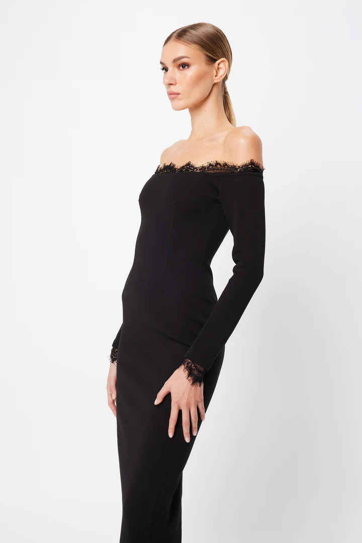 Eternal Midi Dress Black Mali Lane Boutique