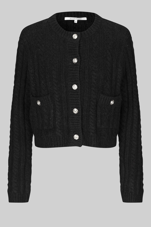 Karolina Knit Cardigan - Black