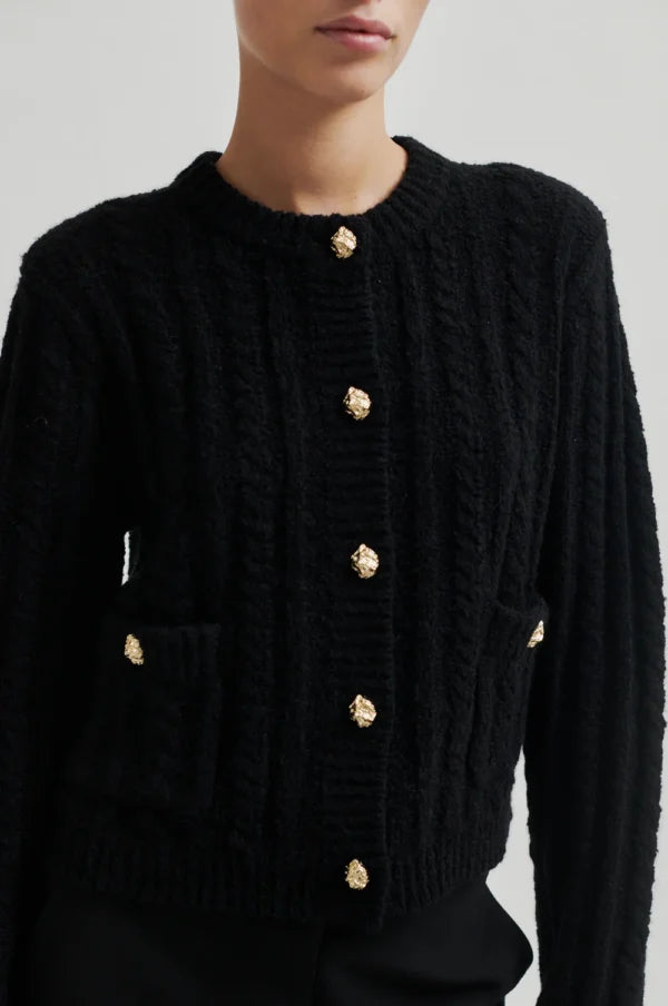 Karolina Knit Cardigan - Black