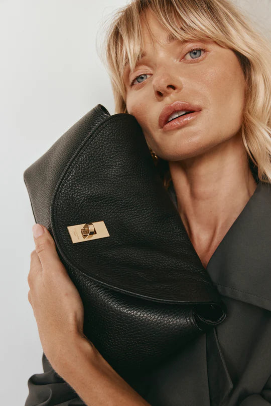 Sloane Convertible Clutch - Black