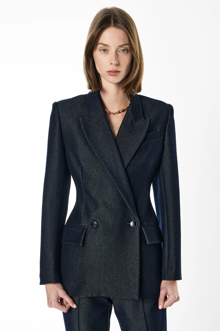 Dark Poetry Blazer - Indigo