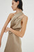 Alessia One Shoulder Dress - Latte