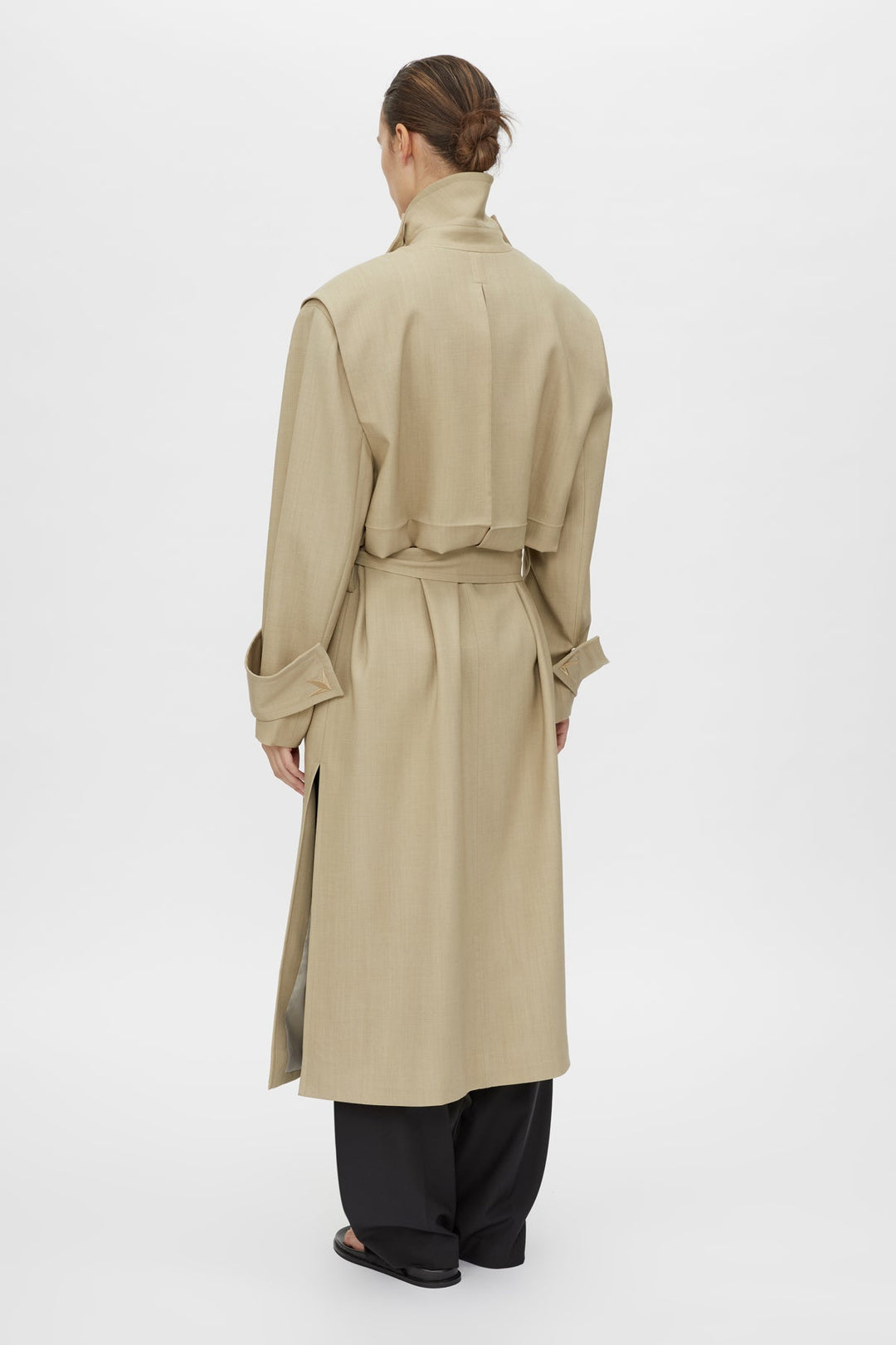 Omar Trench Coat - Sandstone